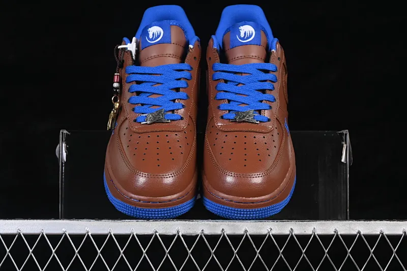 All categories Nk Air Force 1 Air Force series Nk Air Force 1 Low Air Force low top Nike Air Force 1'07 Low Year of the Horse joint name Tan Brown Blue Air Force 1 low top casual sneakers XY9025-007